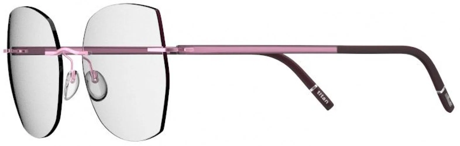 Silhouette The Wave Color Groove Demo Rimless 5567 Eyeglasses - view 54